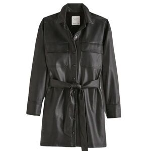Abercrombie & Fitch Black Belted Dress